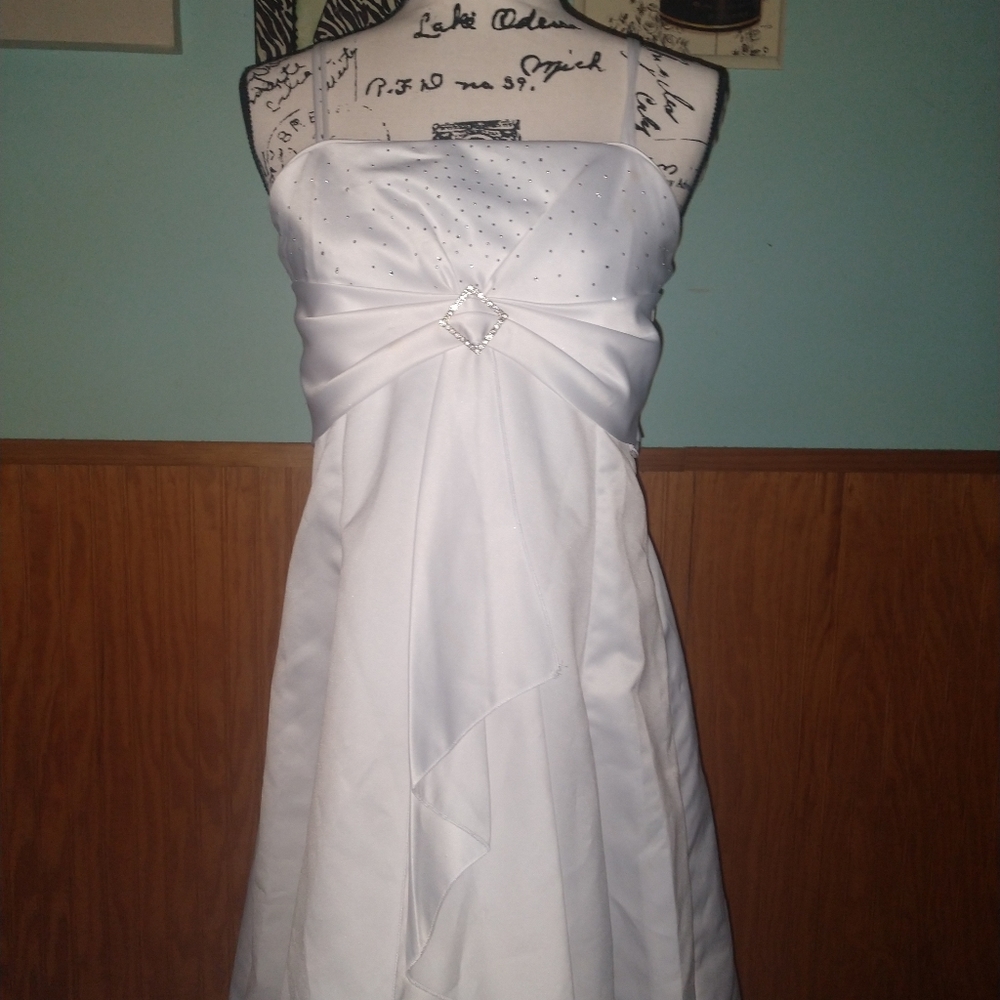 Euc White Communion Dress Size 12